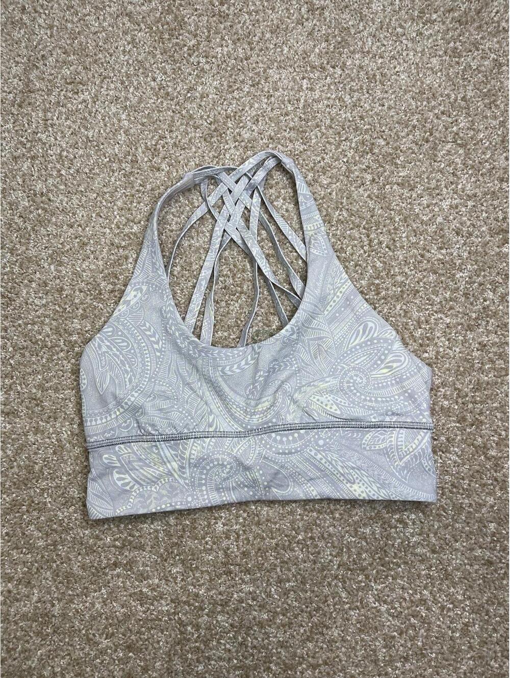 Lululemon Strappy Sports Bra with Size 8